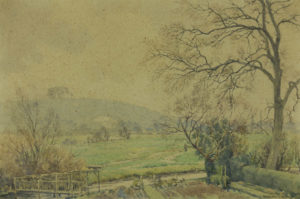 Image of 'St Catherine's Hill from Blackbridge House'