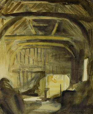 Image of 'Interior of a Barn'