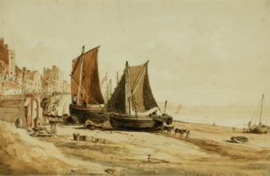Image of 'Brighton: Fishing Boats on the Shore'