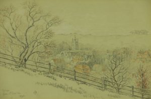 College from St. Giles Hill, 1896